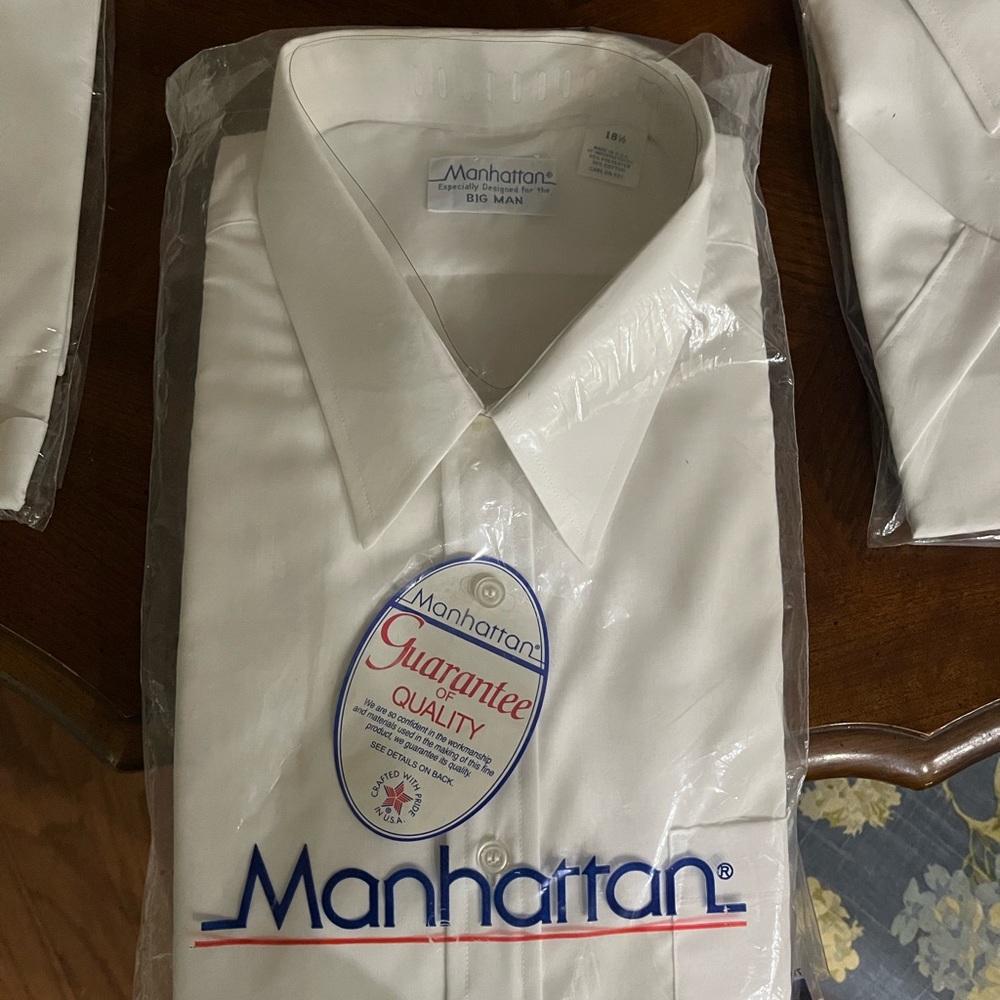 Men’s white button down